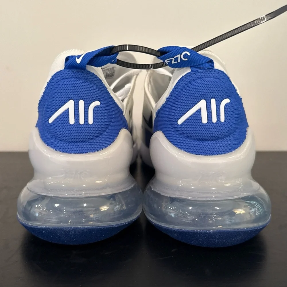 Men’s Size 9 Nike Air Max 270 G Golf Shoes White Blue CK6483-106 - READ
